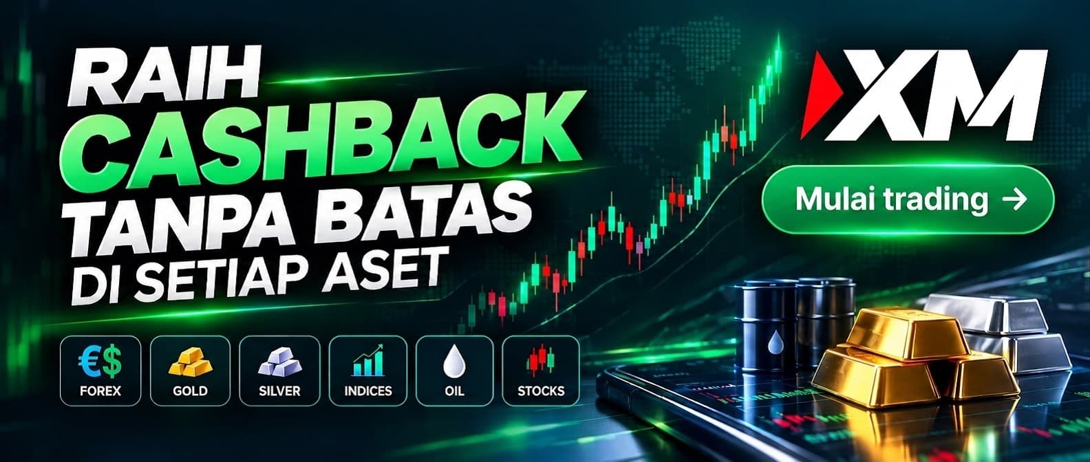 PROMO SPESIAL XM: CASHBACK TANPA BATAS!